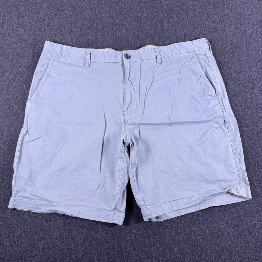 George Mens Green Flat Front Slash Pocket Comfort Outdoor Chino Shorts Size‎ 46